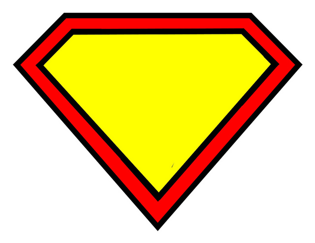 Free superman logo clipart