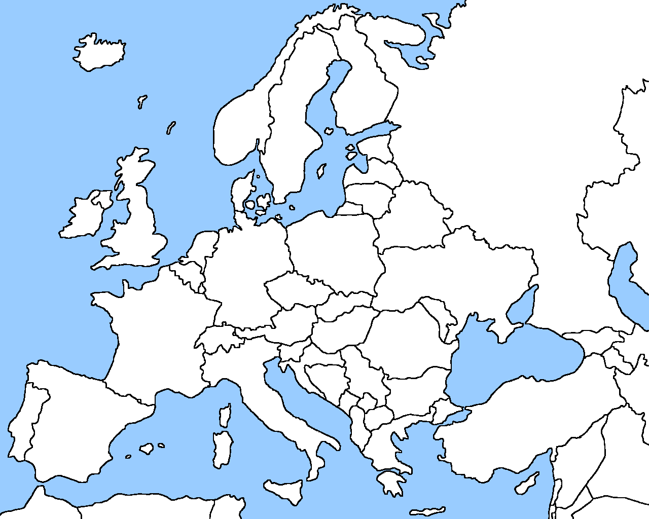 free clip art map of europe - photo #13