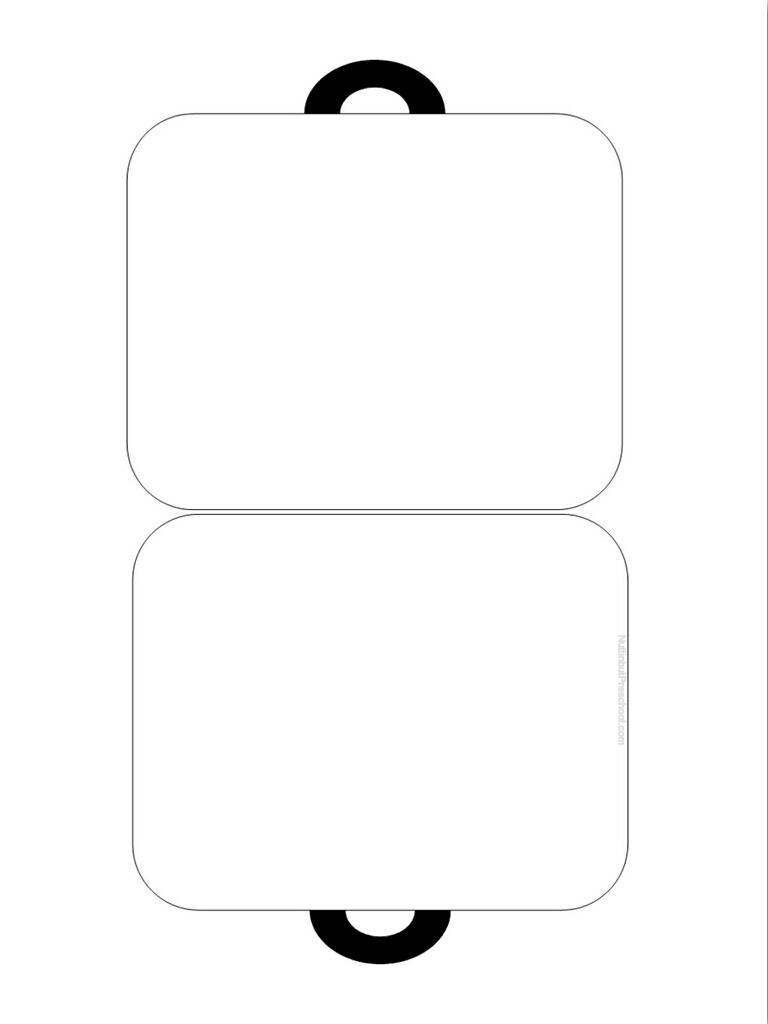 suitcase template Colouring Pages (page 20) - ClipArt Best Pertaining To Blank Suitcase Template