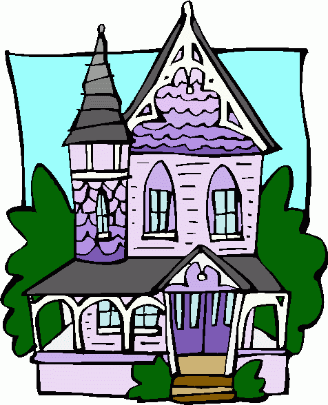 drawings of houses clipart - photo #26