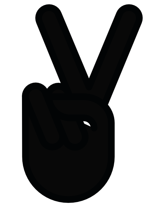 Gray 3 v Sign Peace Symbol 7 SVG Scalable Vector Graphics ...