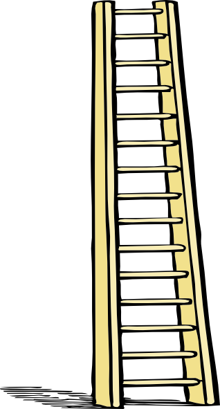Ladder Plain Clip Art - vector clip art online ...