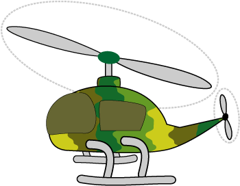 Helicopter clipart for kids