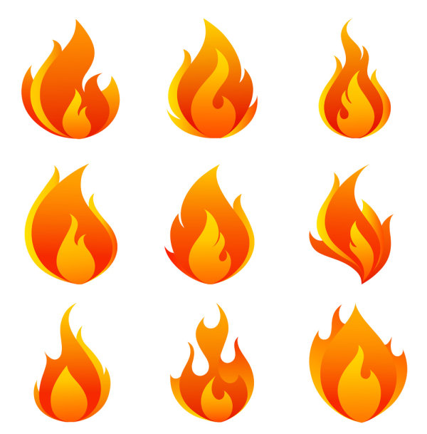 Fire Flame Cartoon - Free Clipart Images