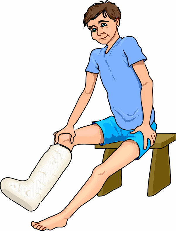 Broken Leg Cartoon