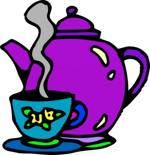 Tea Kettle And Cup Clip Art | Free Vector Download - Graphics,