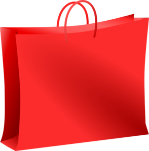 Red Bag For Shopping. Bolsa Roja De Compras. clip art - vector ...