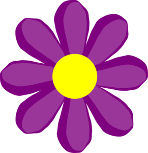 Purple Flower 10 Clip Art - vector clip art online ...