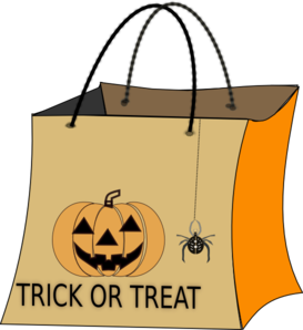 Trick Or Treat Bag clip art - vector clip art online, royalty free ...