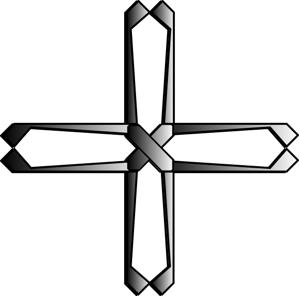 Holy Steel Greek Cross clip art - vector clip art online, royalty ...