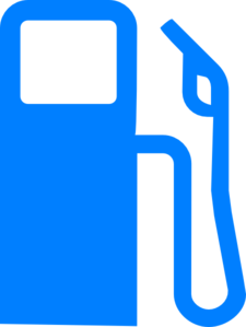 Blue Gas Pump Clip Art - vector clip art online ...