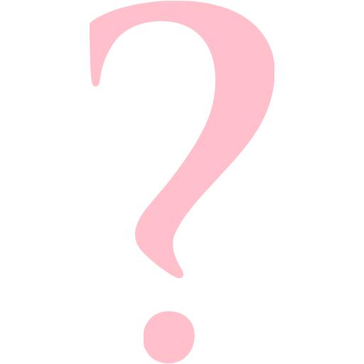 Pink question mark 7 icon - Free pink question mark icons