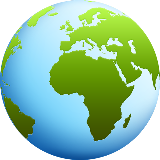 World Globe Map Clipart