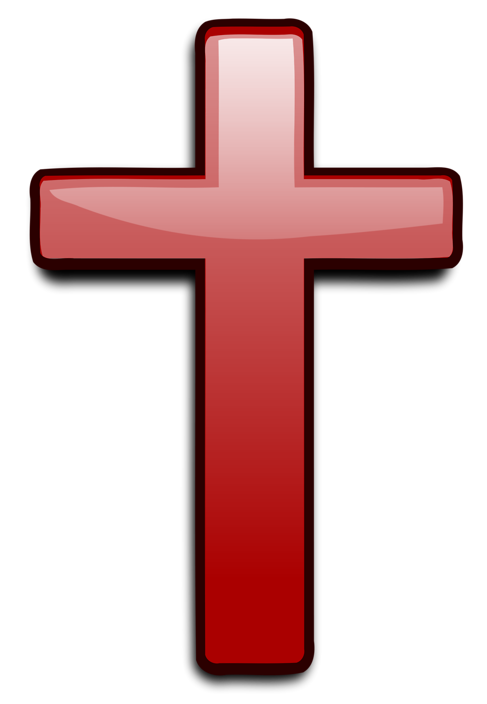 Red Christian Cross Clipart