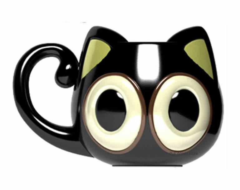 Aliexpress.com : Buy Cute Big eyes kitty ceramic mug 500ML ...