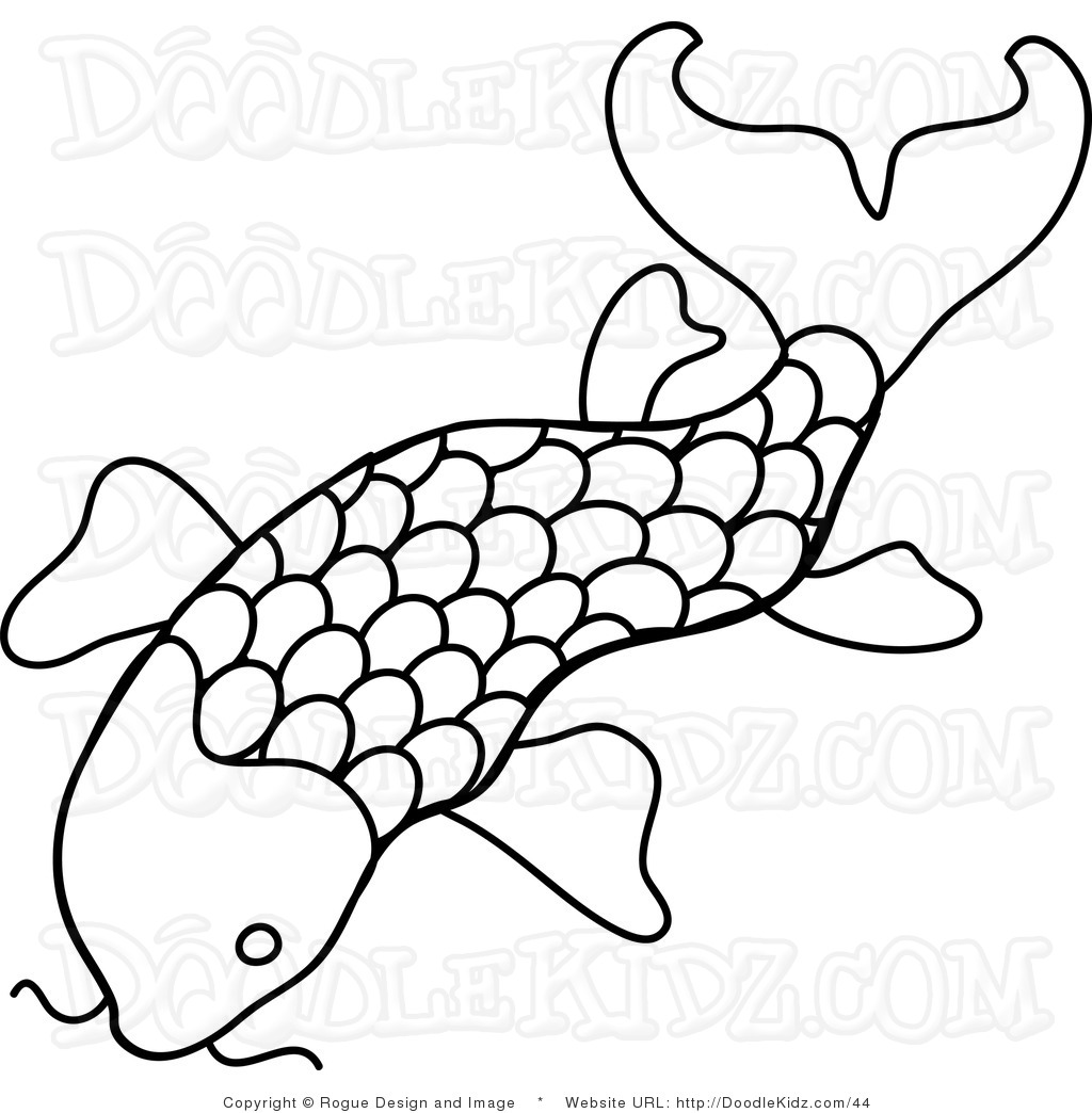 fish drawing clip art - photo #23