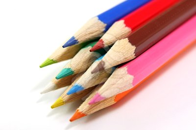 Colored pencils clipart