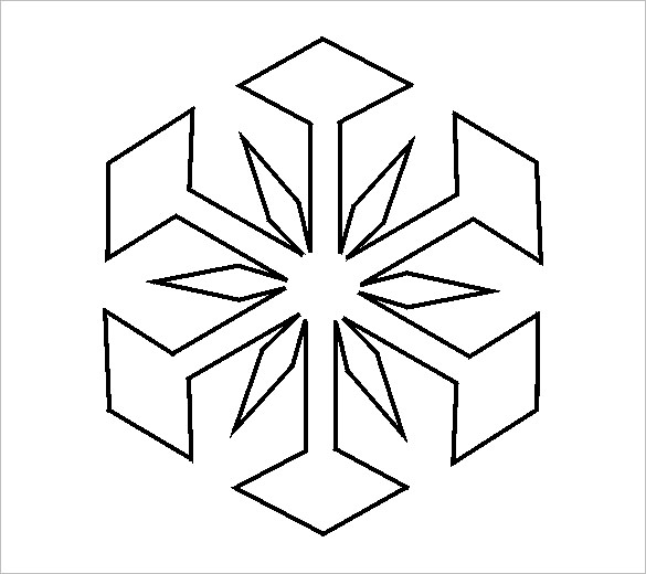 15+ Free Snowflake Template - Free Printable Word, PDF, JPEG ...