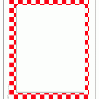 Red Checkered Tablecloth Border - ClipArt Best