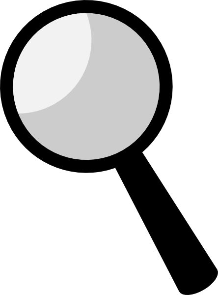 Clip art magnifying glass