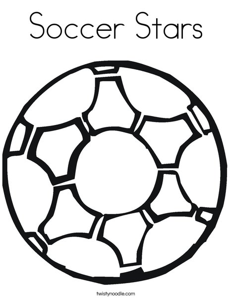 Soccer Stars Coloring Page - Twisty Noodle