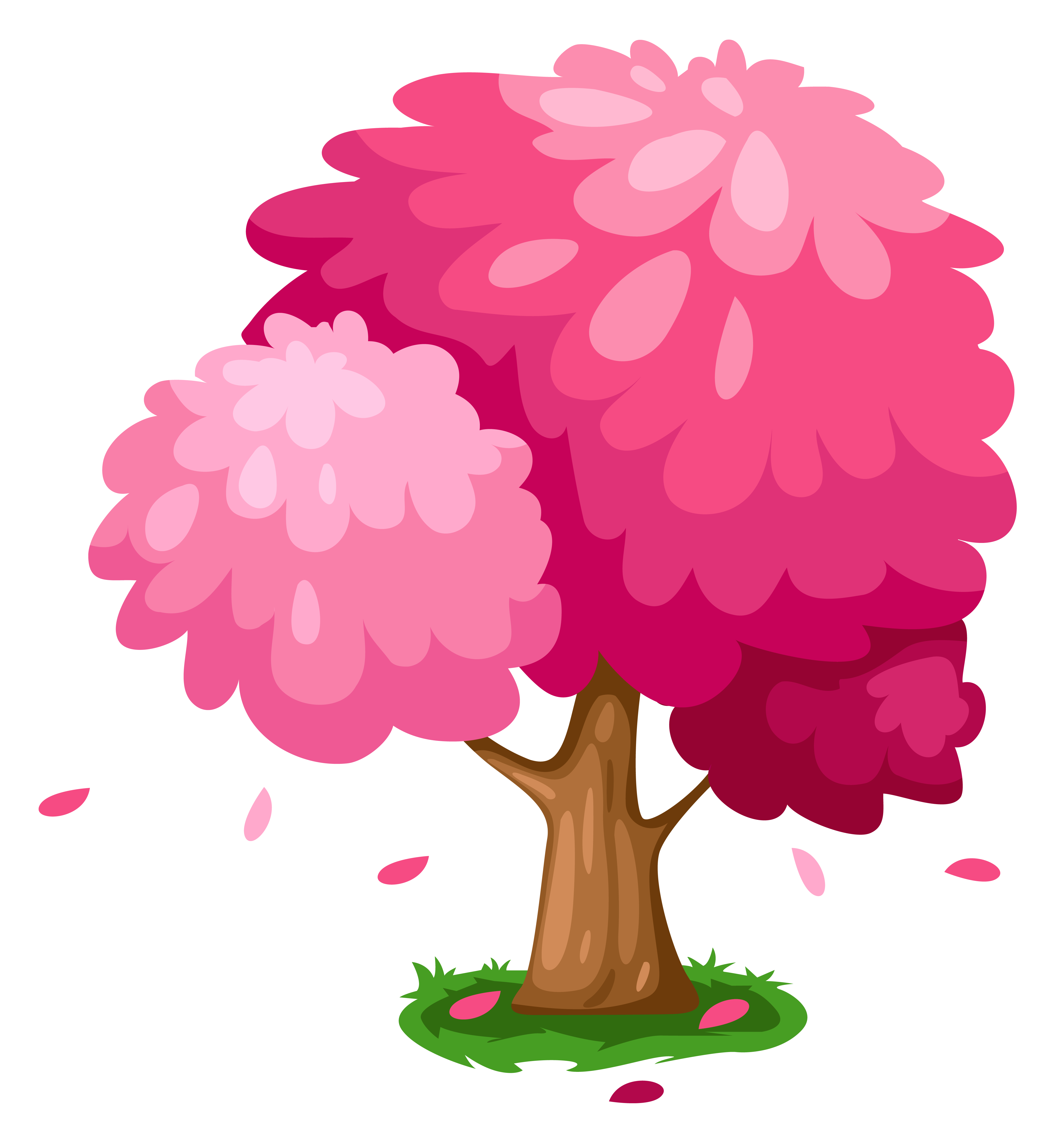 Pink Tree Clipart