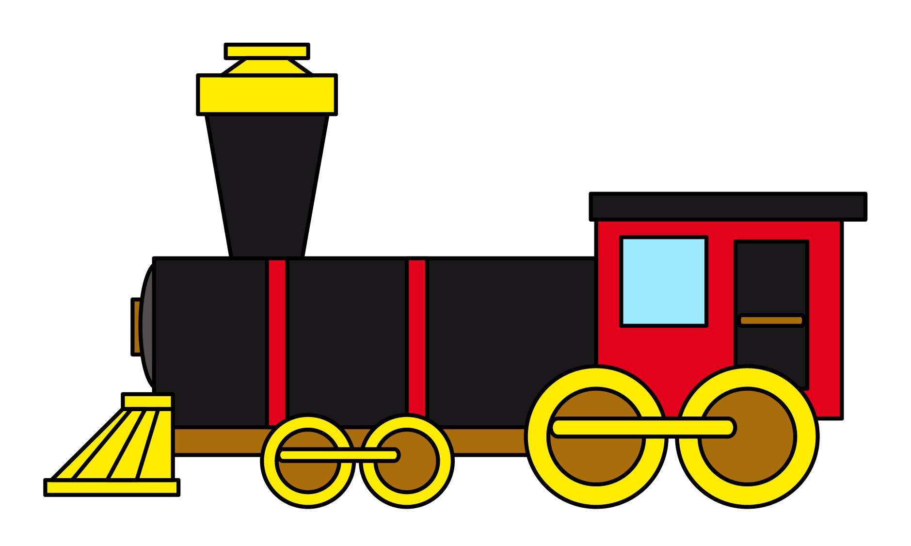 Railroad Engine Clipart