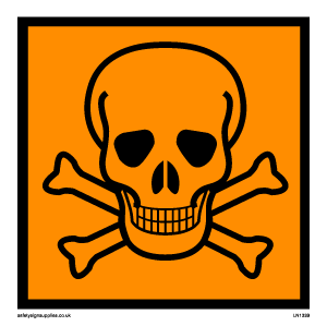 Toxic - CHIP from Safety Sign Supplies
