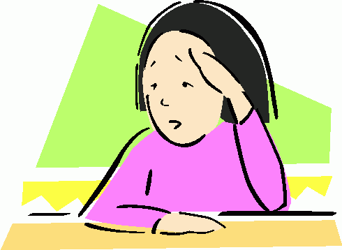 Worried Person Clipart
