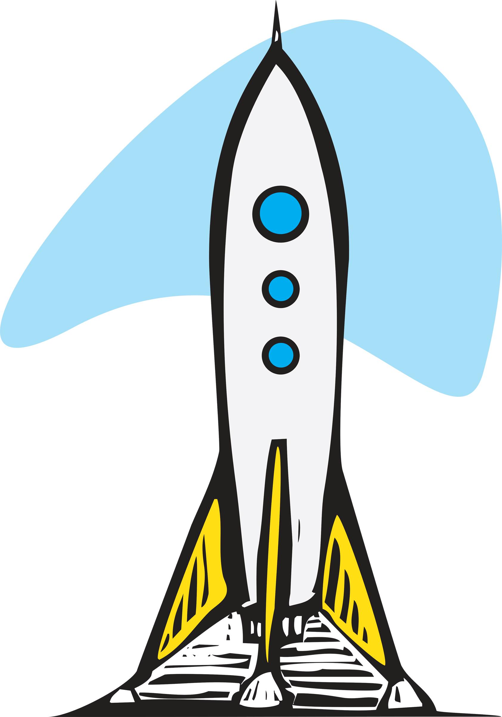 Rocket Launch Pad Clipart