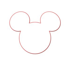 Outline Images | Mickey Mouse Head ...