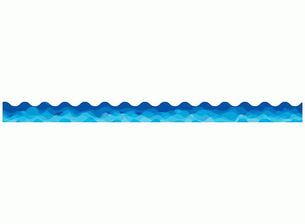 Water Wave Border Clipart