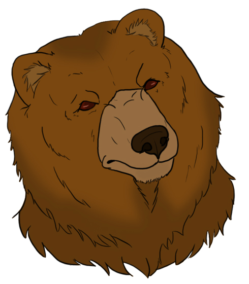 Bear Head Drawing - ClipArt Best
