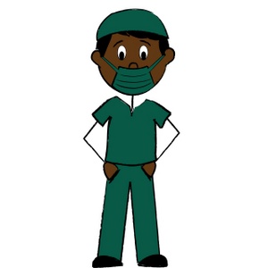 Male Nurse Cartoon Clipart