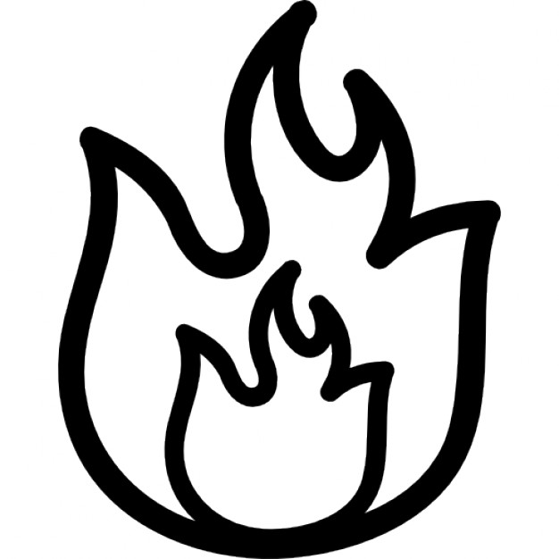 Fire Outline - ClipArt Best