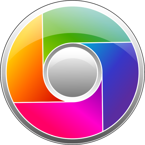 Colorful CD label vector clip art | Public domain vectors