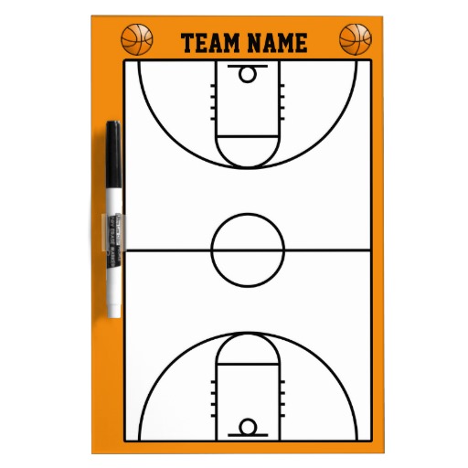 Cartoon basketball court clipart