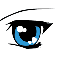 Big Anime Eyes - ClipArt Best