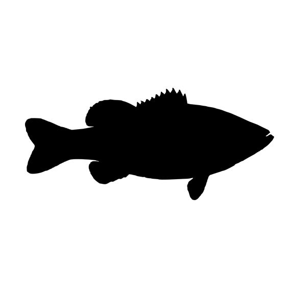 Largemouth Bass Vinyl Decal by RaysVinyls on Etsy