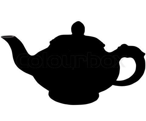 Teapot silhouette clip art