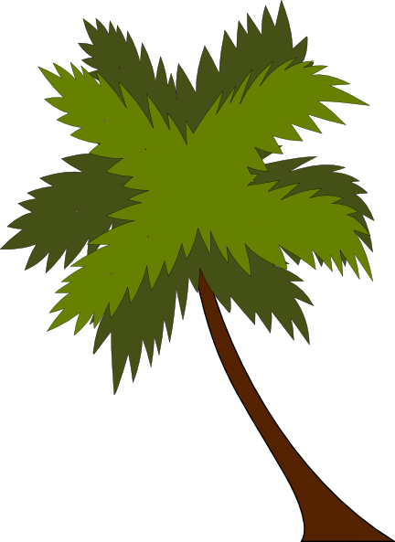 428 views Cartoon Coconut Tree