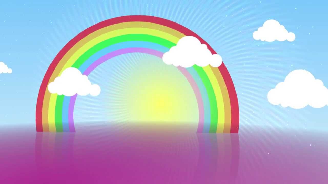 Shiny Day Rainbow Free Animation Background AA VFX - YouTube