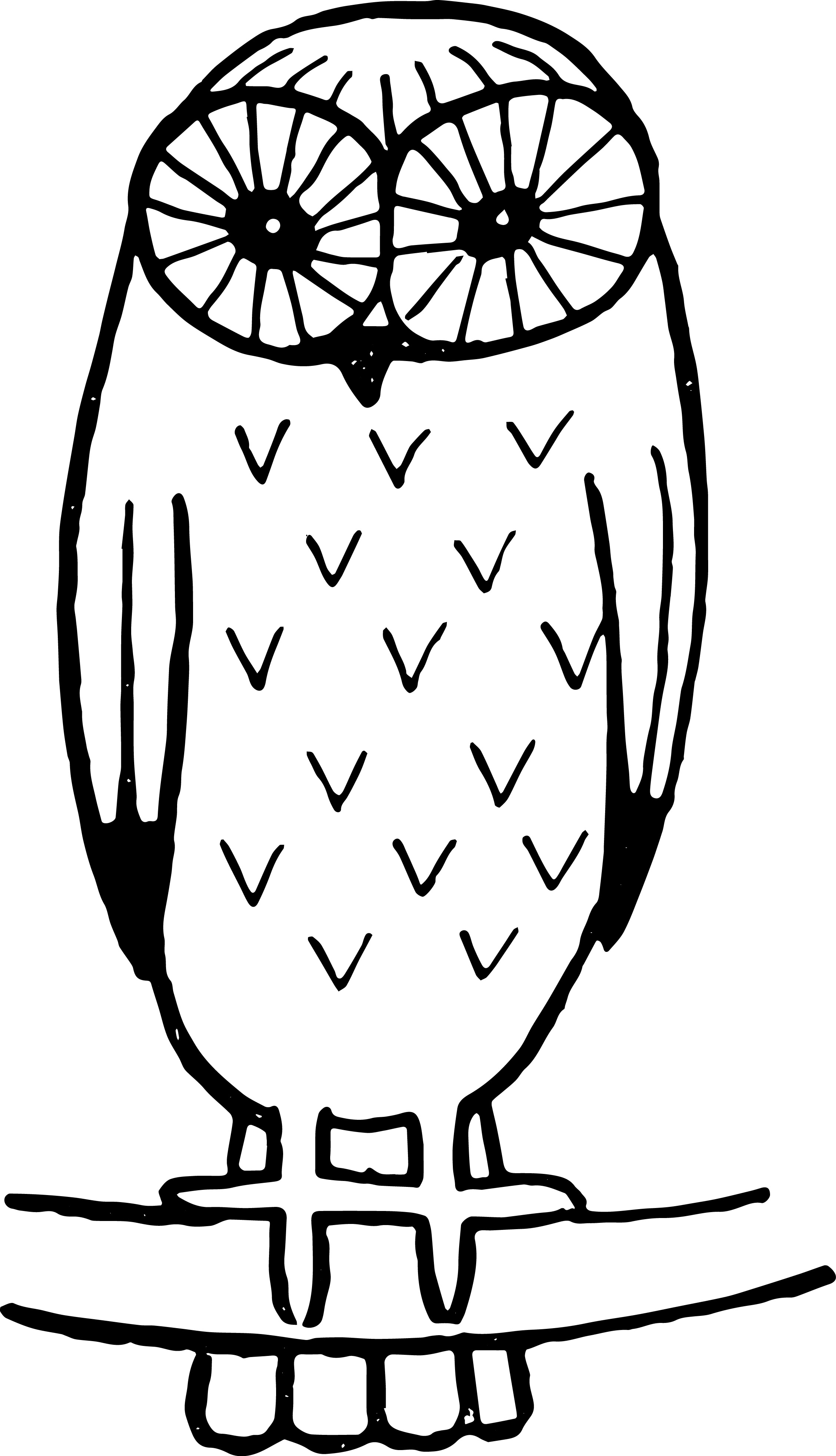 owl clipart black and white free - photo #37