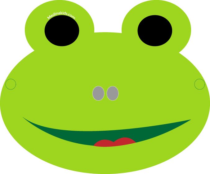 Frog Mask | Animal Masks, Mask ...