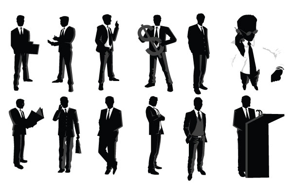 Business Professional Silhouette Clipart