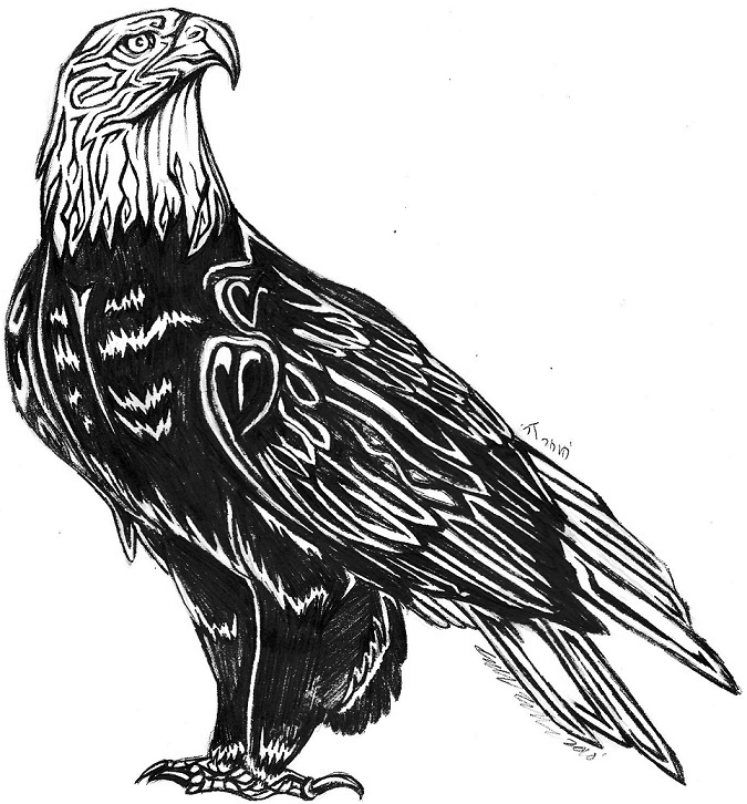 Tribal Eagle - ClipArt Best