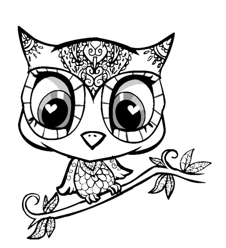 Cute Animals Coloring Pages - Ccoloringsheets.com