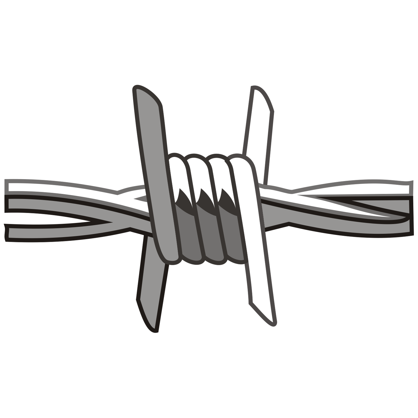 Free Barb Wire Vector Clipart - Free to use Clip Art Resource