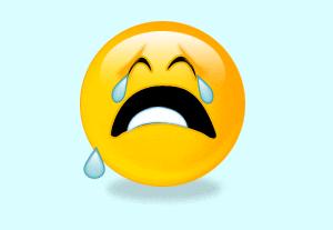 Crying Unhappy Face Clipart