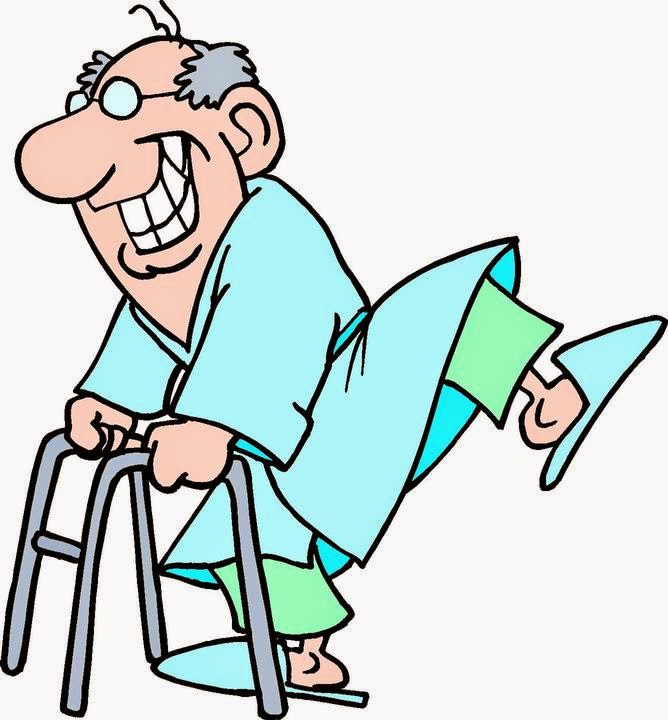 Clipart old man dancing